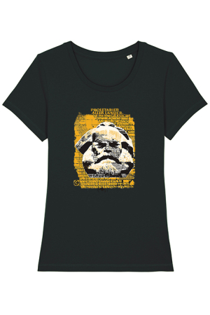 Preview: Damen-Shirt "Karl Marx" schwarz, Shirt Chemnitz, für Frauen Preview: Damen-Shirt "Karl Marx" schwarz, Shirt Chemnitz, für Frauen