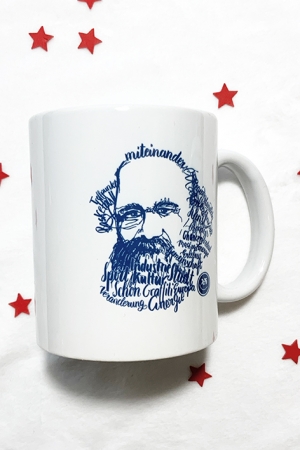 Tasse - Karl Marx, Keramik bedruckt