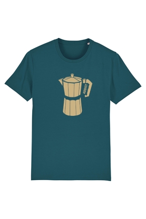 Preview: T-Shirt Coffee, Kaffee Shirt Unisex, petrol Preview: T-Shirt Coffee, Kaffee Shirt Unisex, petrol