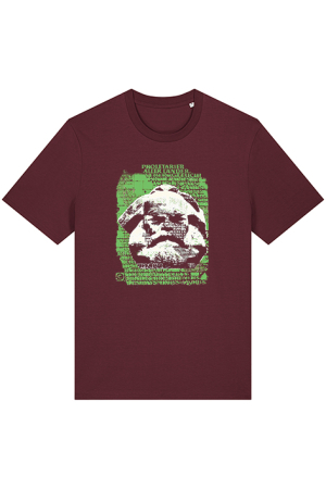 Preview: T-Shirt "Karl Marx" burgundy, Unisex, Karl-Marx-Stadt, Chemnitz Preview: T-Shirt "Karl Marx" burgundy, Unisex, Karl-Marx-Stadt, Chemnitz