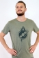 Preview: Olivfarbenes Männershirt