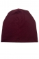 Preview: Beanie mit Schallplatte, bordeaux