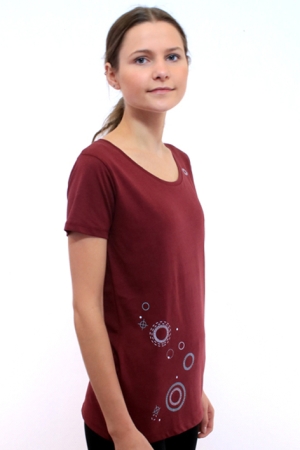 Preview: burgundfarbenes Shirt