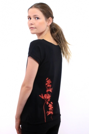 Preview: Rotes Motiv, auf schwarzem Hintergrund