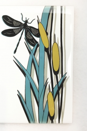 Details Fliese Heuschrecke