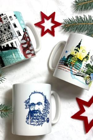 Preview: Flaschenöffner mit Karl Marx auf der Vorderseite