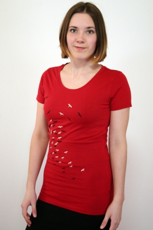 Preview: Shirt mit Vögel von Spangeltangel