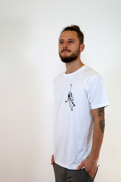 Kurzärmliges T-Shirt mit Kosmonaut