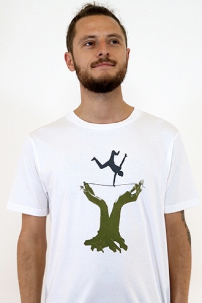 Weißes Männershirt