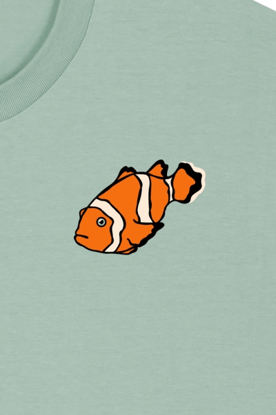 DTF-Druck Clownfisch Nahaufnahme