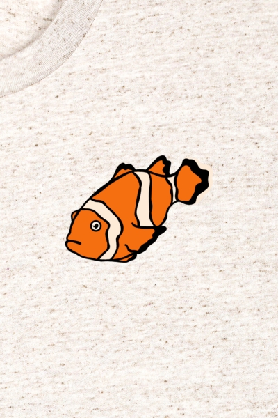 DTF-Druck Clownfisch Nahaufnahme