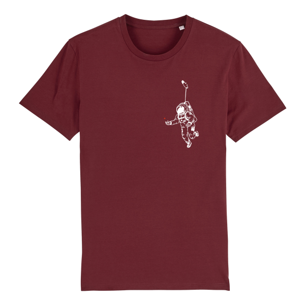 T-Shirt mit Kosmonaut-Motiv