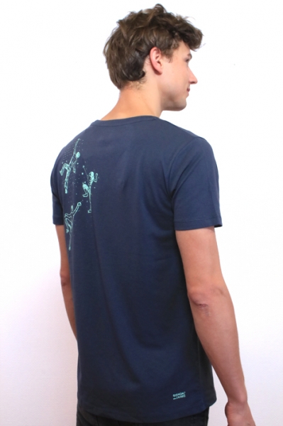 T-Shirt, Bouldern, grau, Herren, Klettern