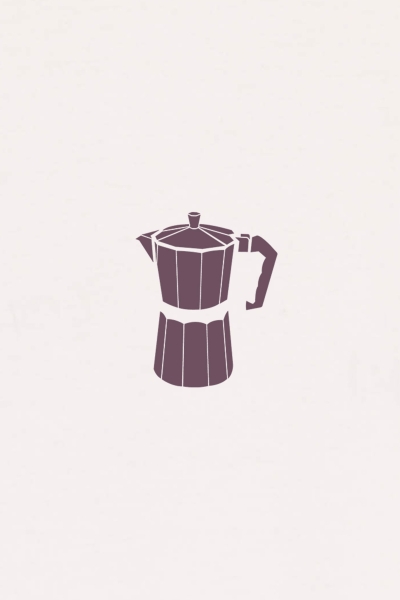 Kaffee-Print Nahaufnahme