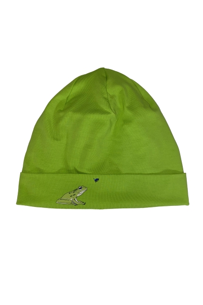 Mütze Frosch hochgeklappt