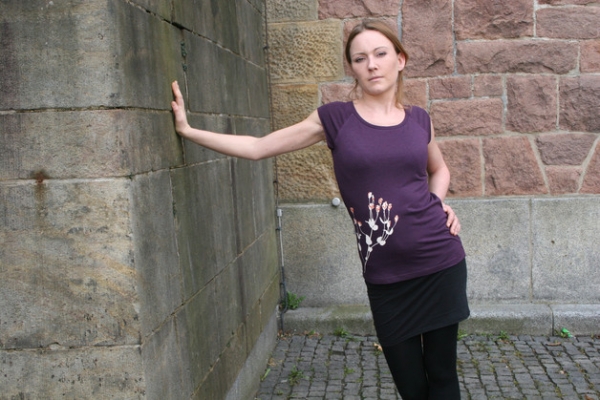 sommerliches Blumenshirt