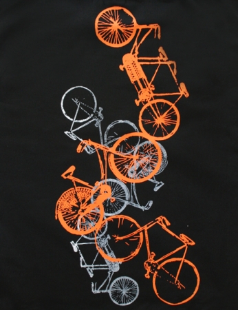 Turnbeutel mit Fahrrädern